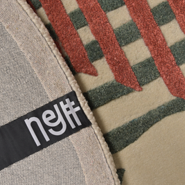 Interwined Multicolour Wool Jute 6x6 feet Round Rug - I MEAN DESIGN