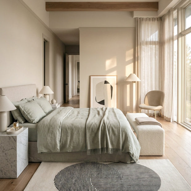Clique Wool Rug / Bone White