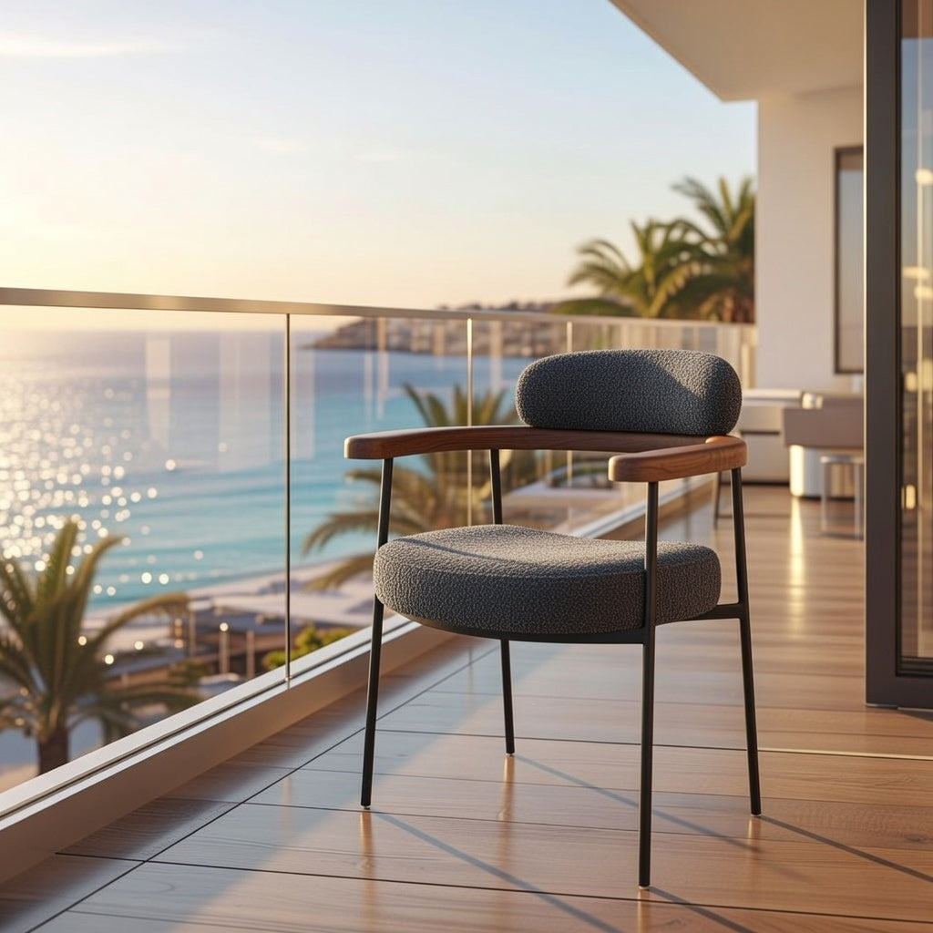 Bhima Arm Back Upholsted Dining Chair