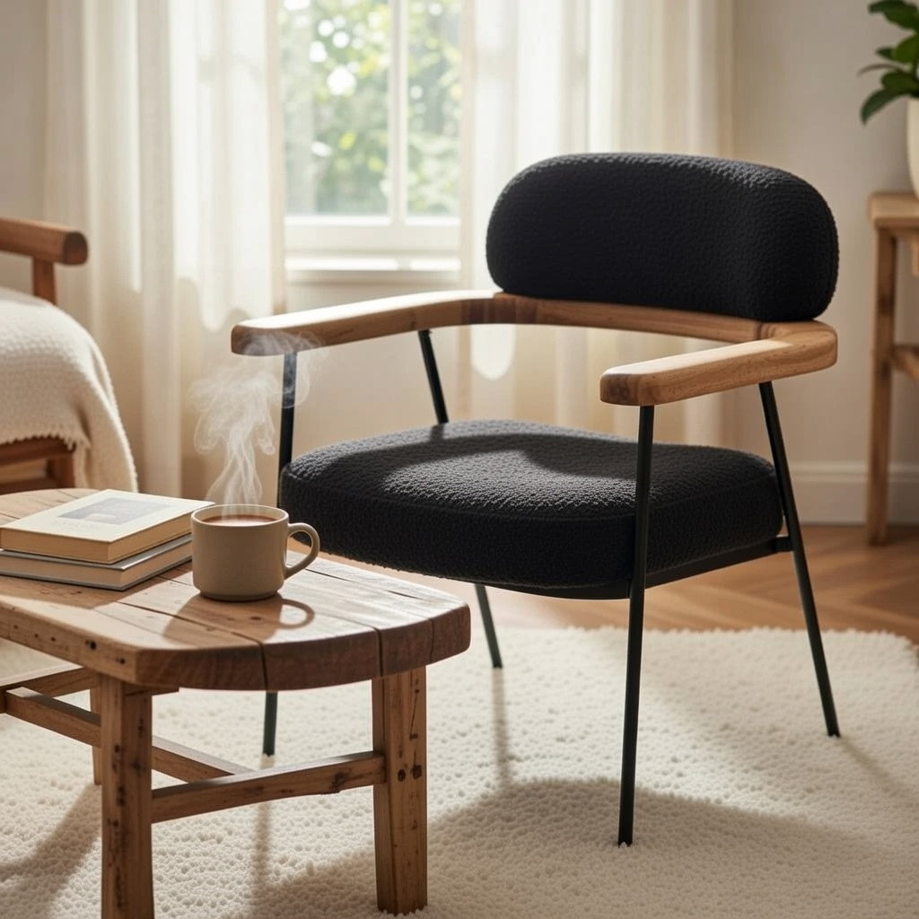 Bhima Arm Back Upholsted Lounge Chair