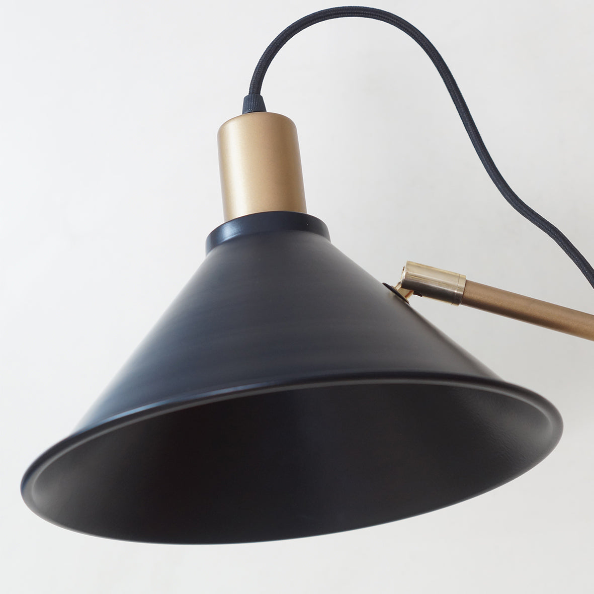 FSW212 Fifty-Ninety MidCentury Modern Wall Sconce - The Black Steel