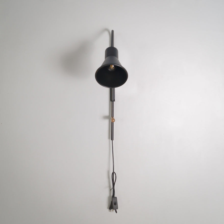 FSW 203 Gold Swivel Wall Sconce Adjustable Lampshade - The Black Steel