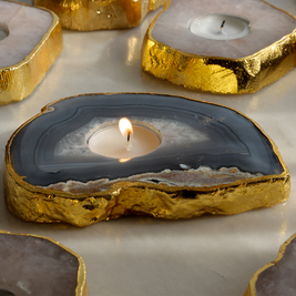 Semi Precious Tea Light Holder