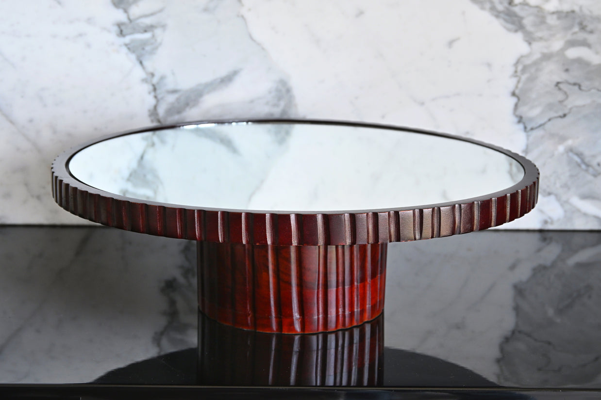 Bordeaux Mirror Pedestal Tray