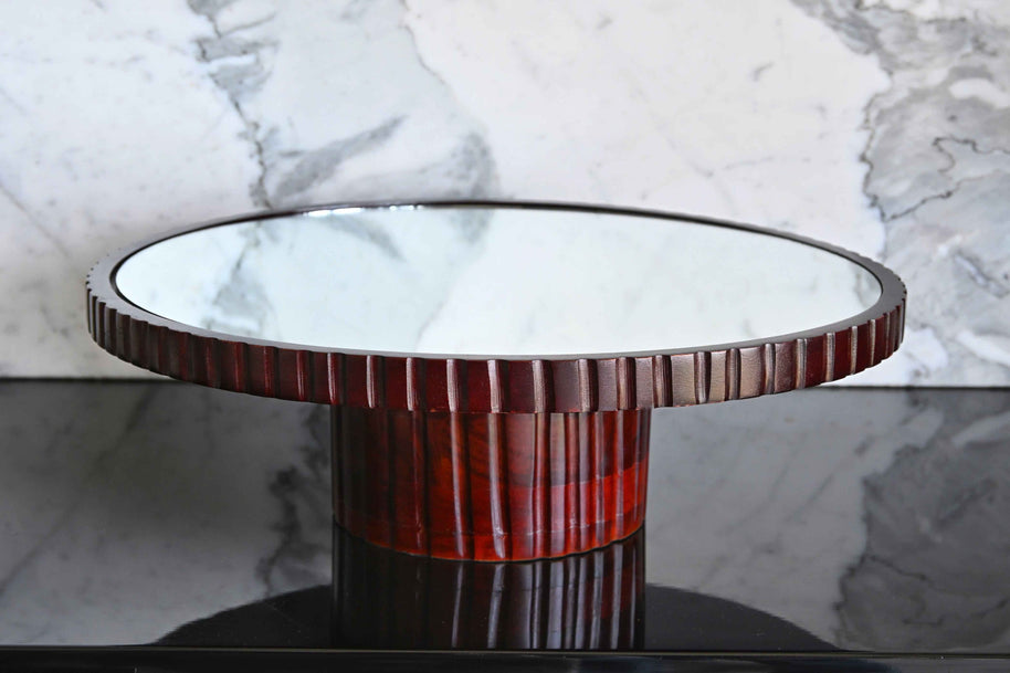 Bordeaux Mirror Pedestal Tray