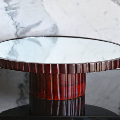 Bordeaux Mirror Pedestal Tray