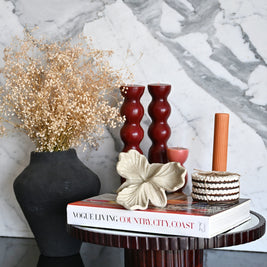 Bordeaux Mirror Pedestal Tray