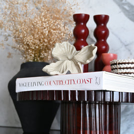 Bordeaux Mirror Pedestal Tray