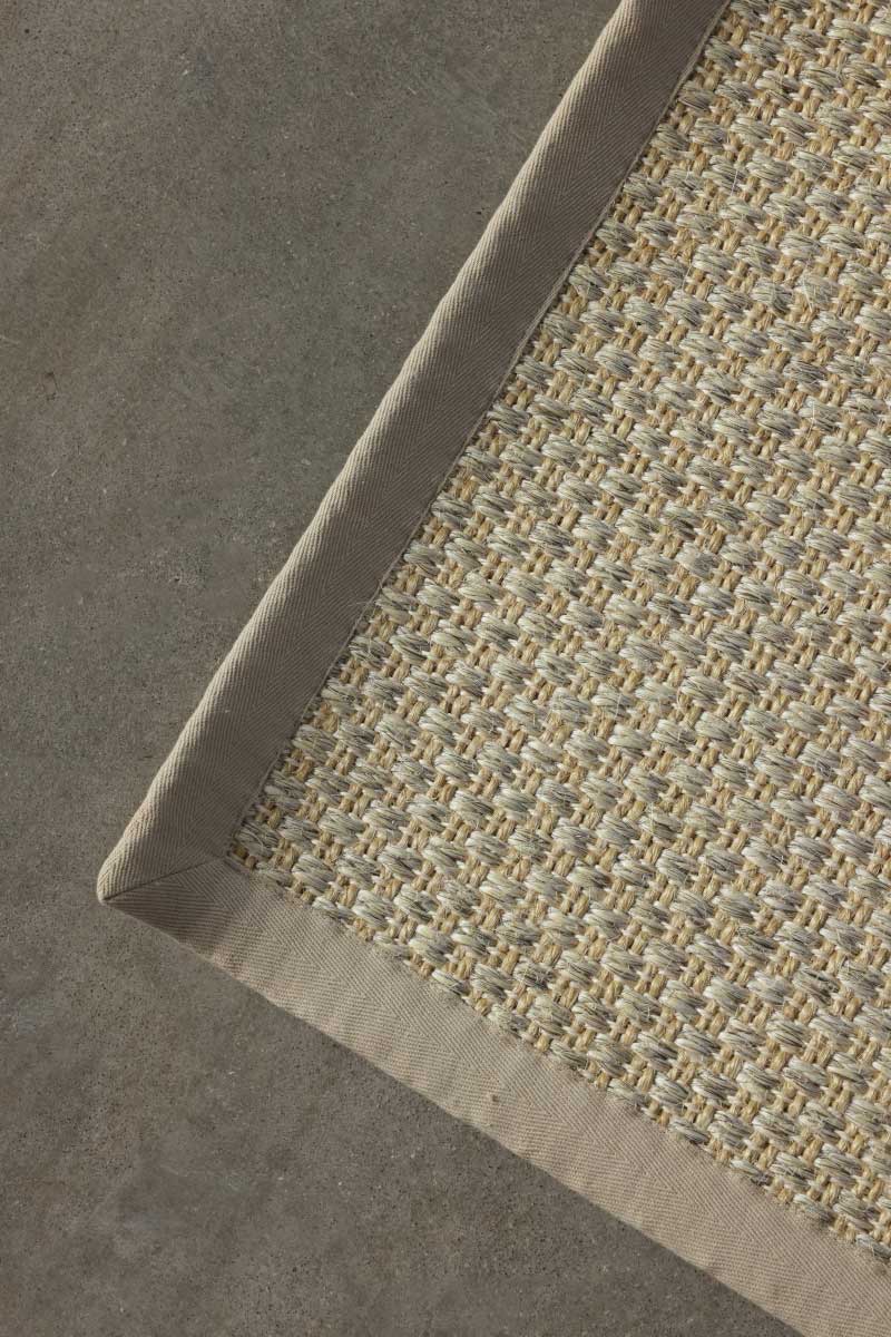 Panama Beige & White Sisal 2.6x7.5 feet Runner Rug - I MEAN DESIGN