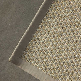 Panama Beige & White Sisal 2.6x7.5 feet Runner Rug - I MEAN DESIGN