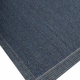 Indigo Noir Blue Sisal 8x10 feet Rectangle Rug