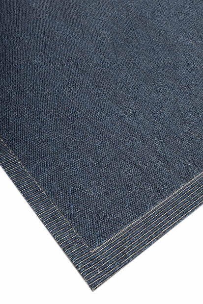 Indigo Noir Blue Sisal 8x10 feet Rectangle Rug