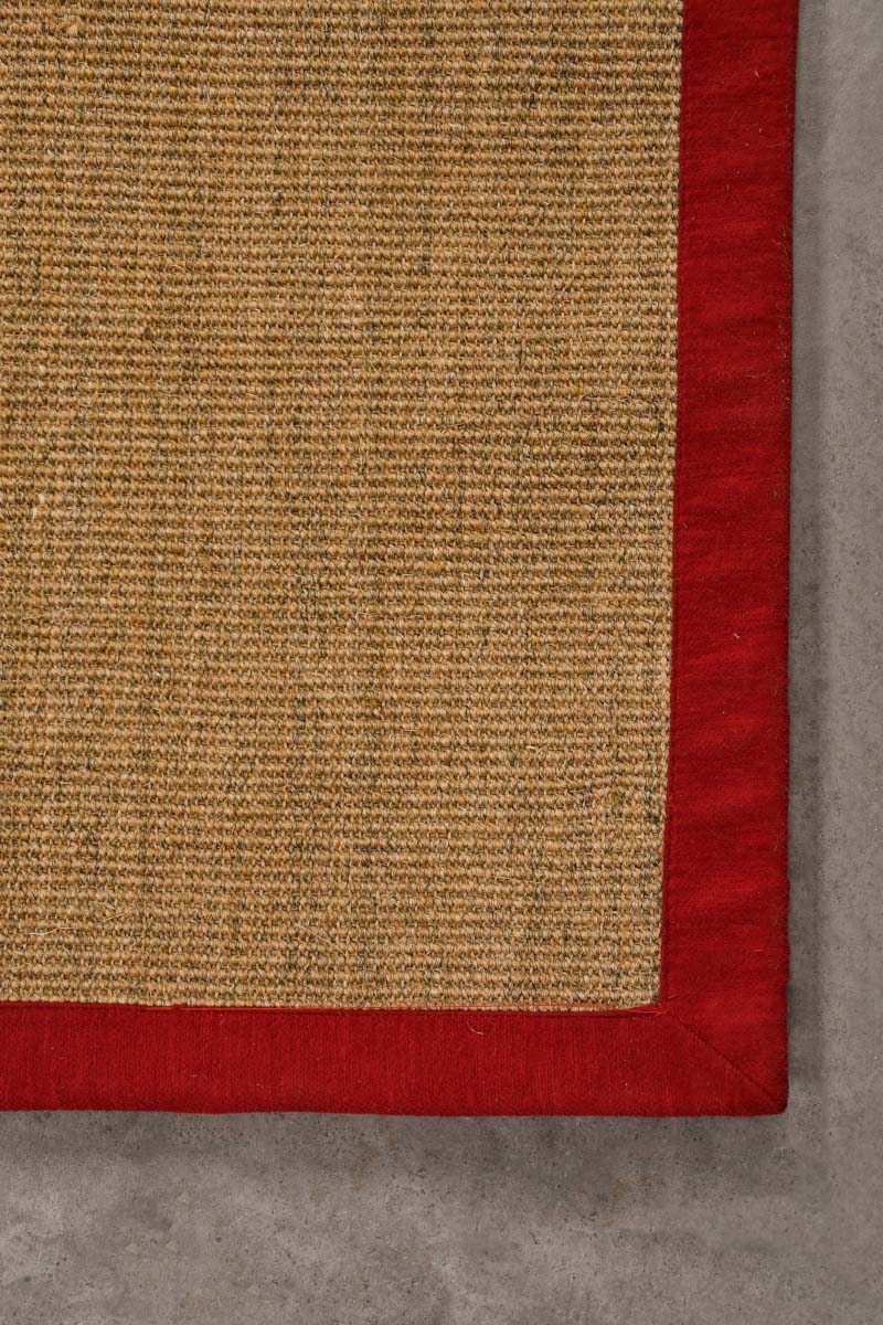 Sisal boucle Beige & White Sisal 5x8 feet Rectangle Rug - I MEAN DESIGN