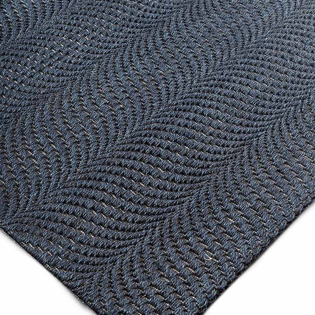 Fishtail Indigo Blue Sisal 6x9 feet Rectangle Rug - I MEAN DESIGN