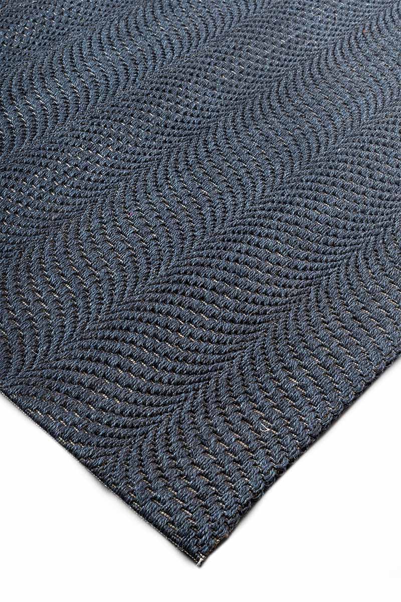 Fishtail Indigo Blue Sisal 6x9 feet Rectangle Rug - I MEAN DESIGN