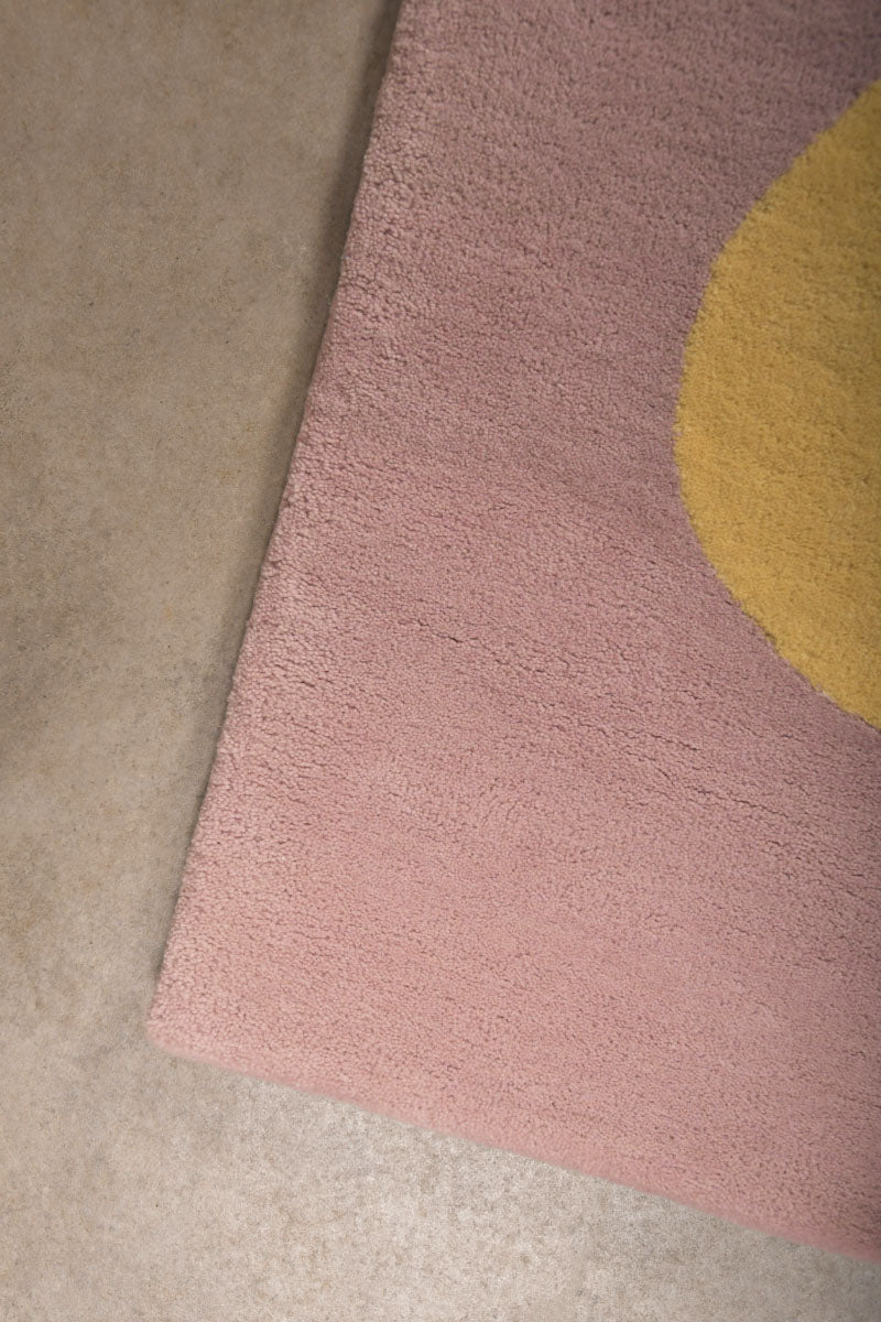 Stack Multicolour Wool 4x6 feet Rectangle Rug - I MEAN DESIGN