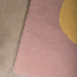 Stack Multicolour Wool 4x6 feet Rectangle Rug - I MEAN DESIGN