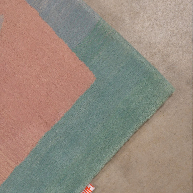 Mirage Multicolour Wool 4x6 feet Rectangle Rug - I MEAN DESIGN