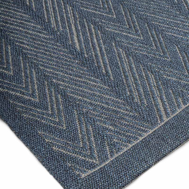 Indigo Ridge Blue Sisal 5x8 feet Rectangle Rug - I MEAN DESIGN