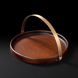 Brass Band Round Tray