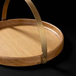 Brass Band Round Tray