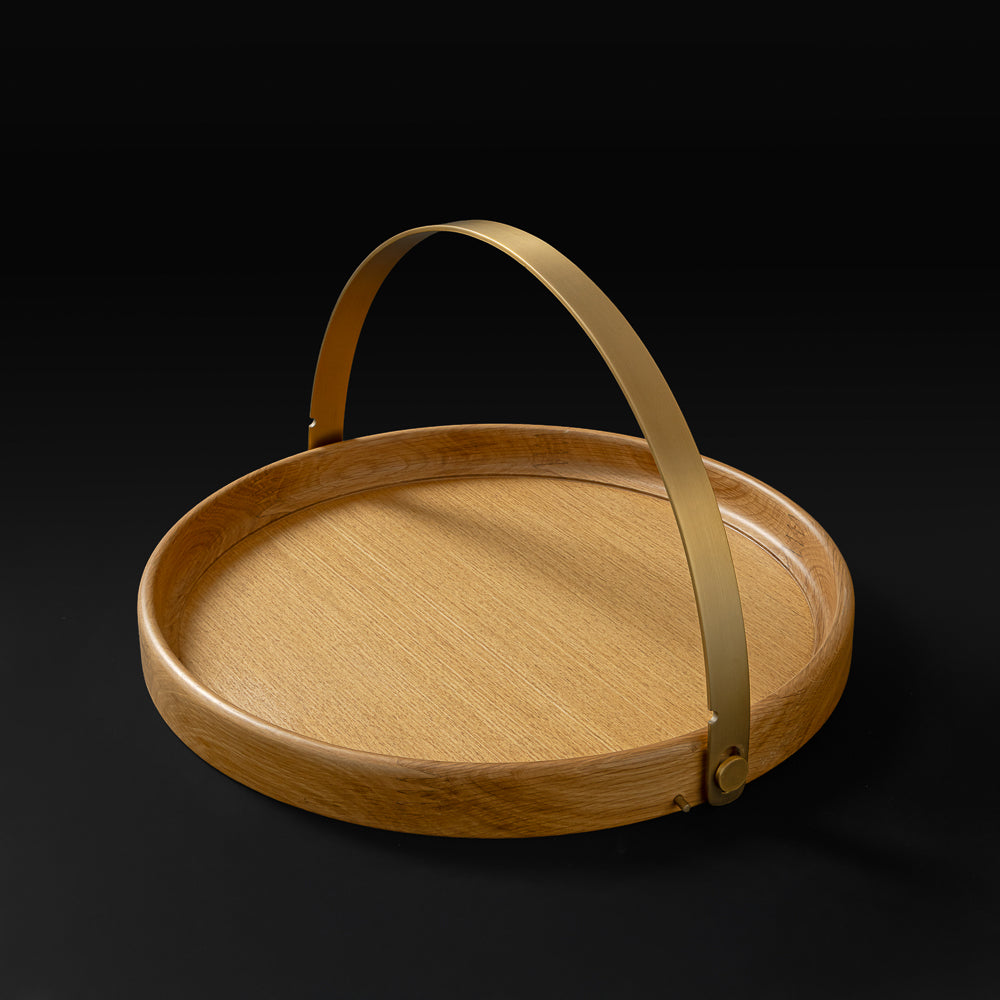 Brass Band Round Tray