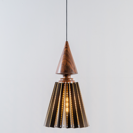 Timber Cone pendant Light