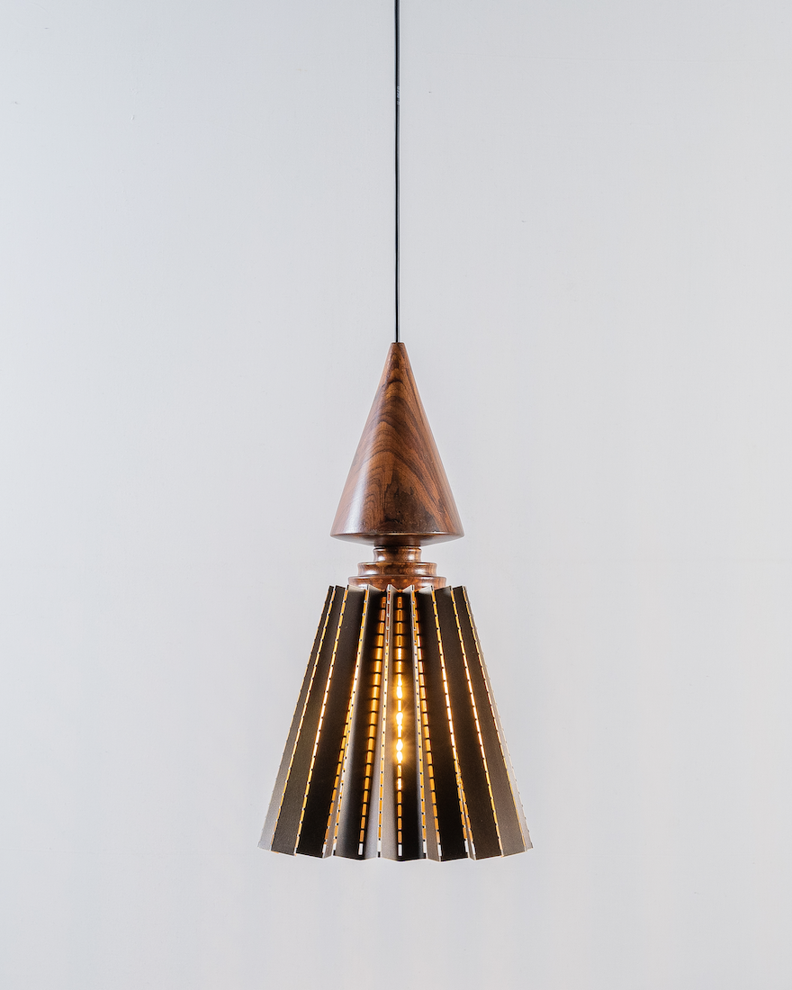 Timber Cone pendant Light