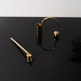 brass finish candle holder