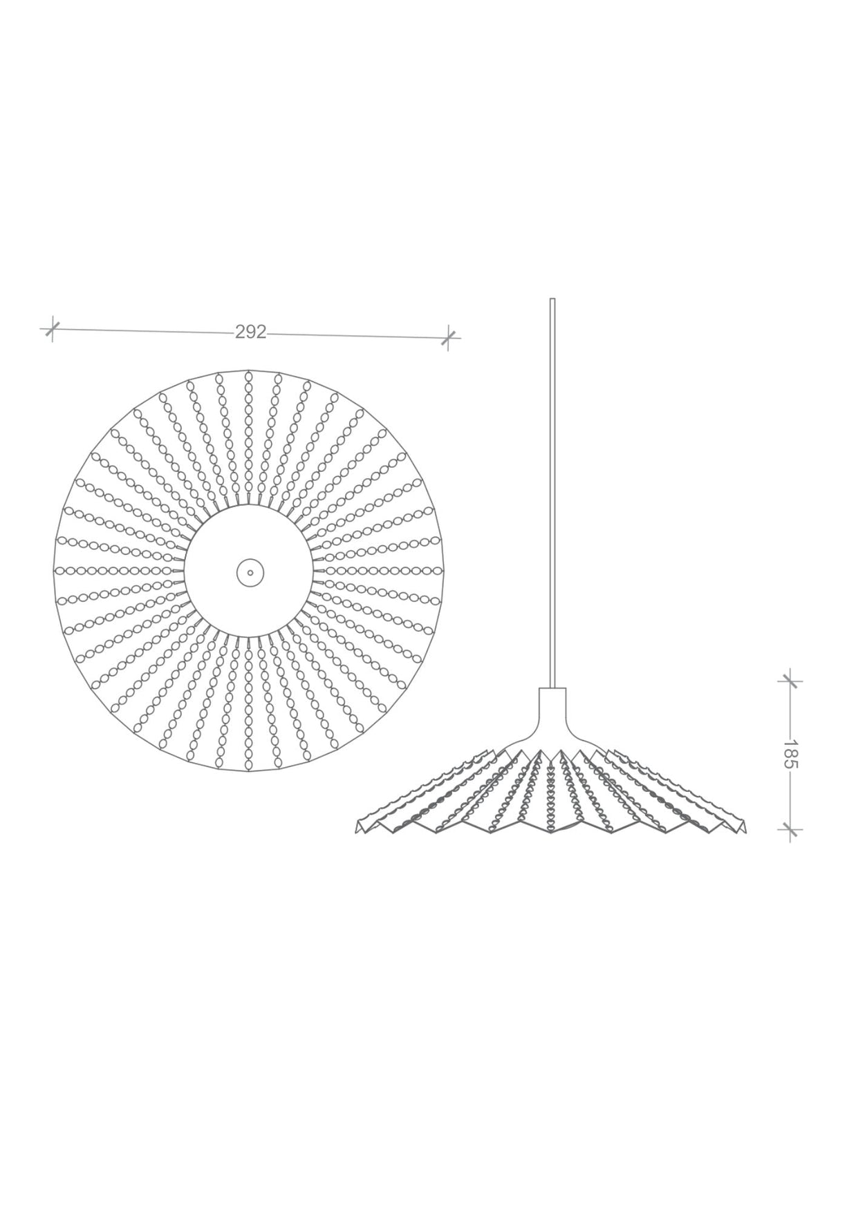 Cappello pendant light