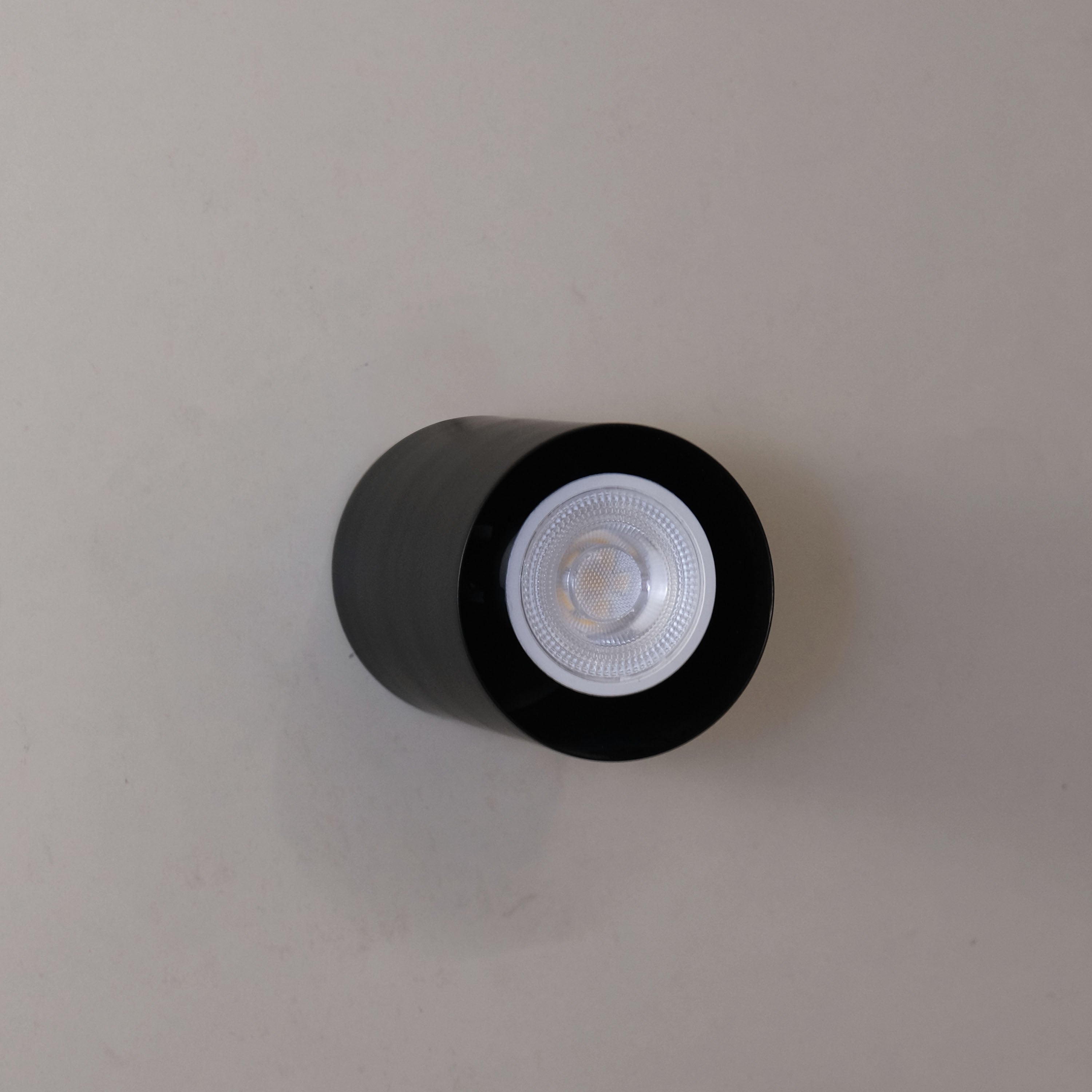 Surface Mounted Black LED Light 12w - The Black Steel