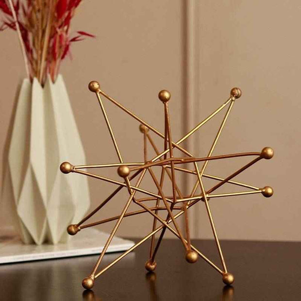 Celestial star artifact Elegance Geometrical Star Decor Object for Centre Table