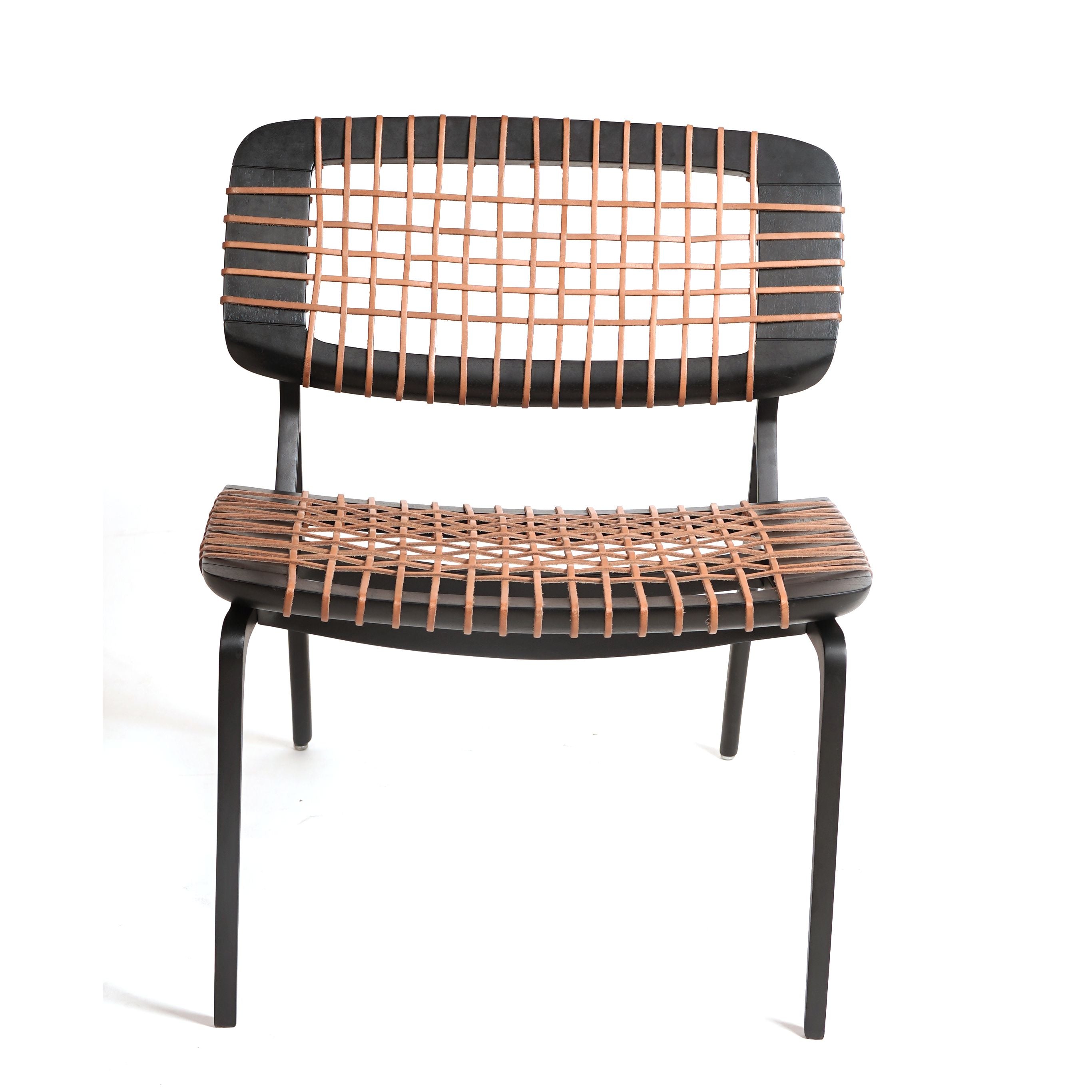 Asan Chair Leather Weave