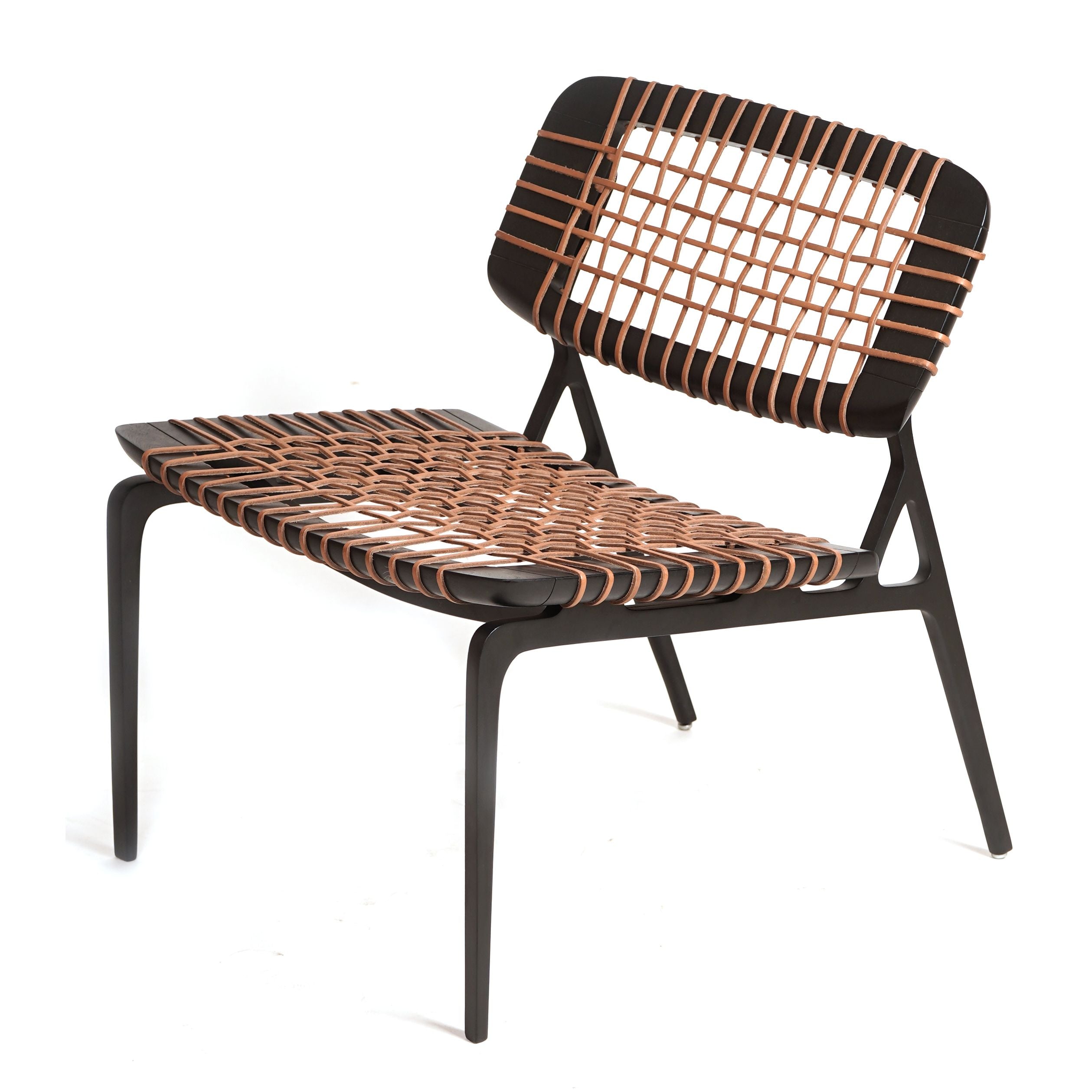 Asan Chair Leather Weave