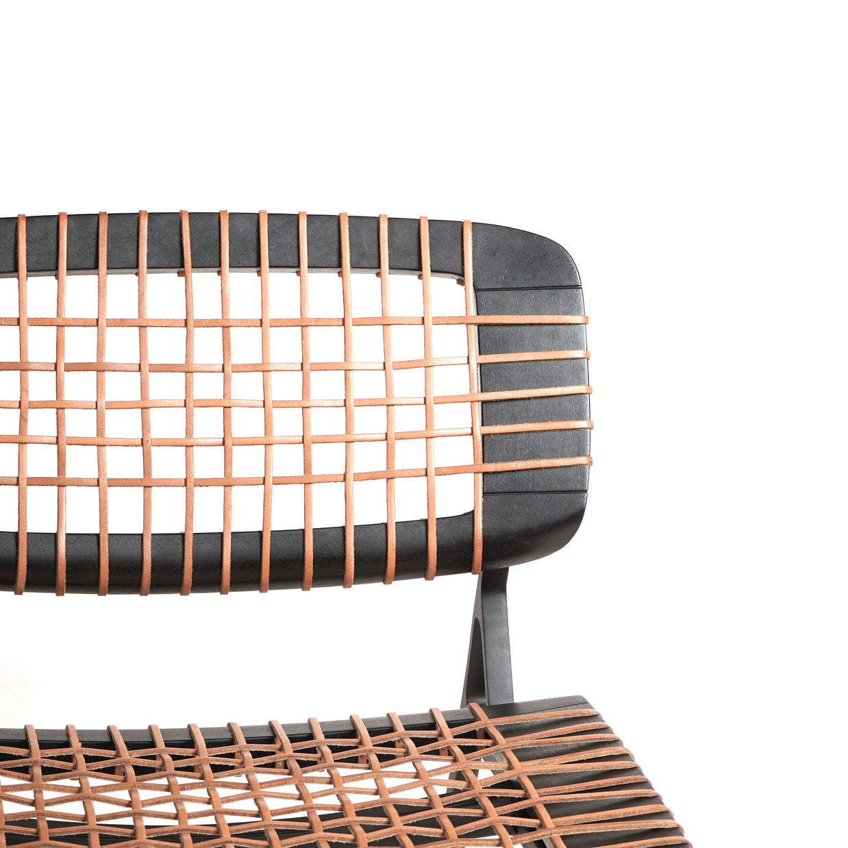 Asan Chair Leather Weave