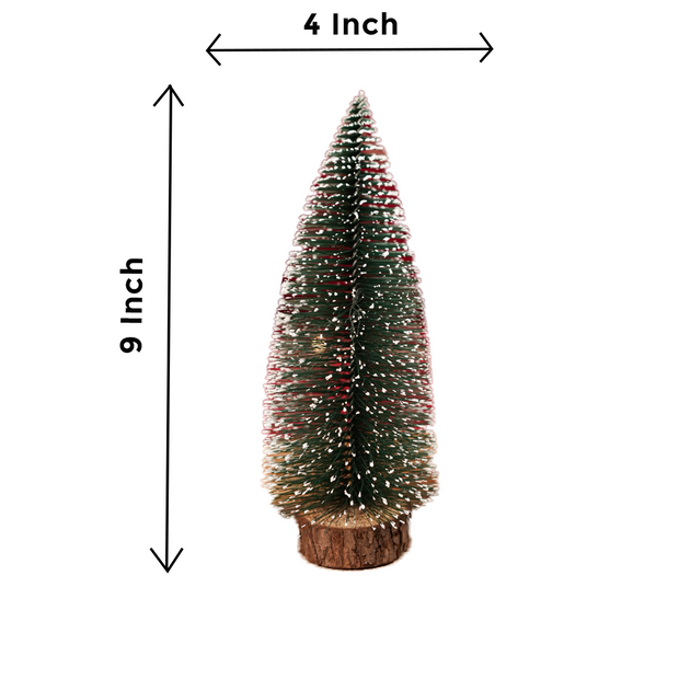 Mini Pine Tree Decor – Artificial Christmas Pine Tree for Home Decor | Small Tabletop Evergreen Tree for Festive & Year-Round Styling (Set of 1)