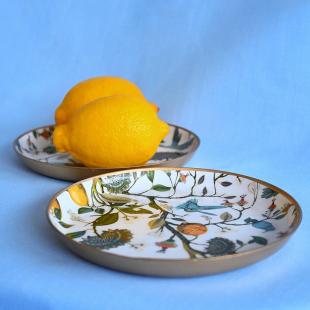 Citrus Song Dessert Plates - Set of 4