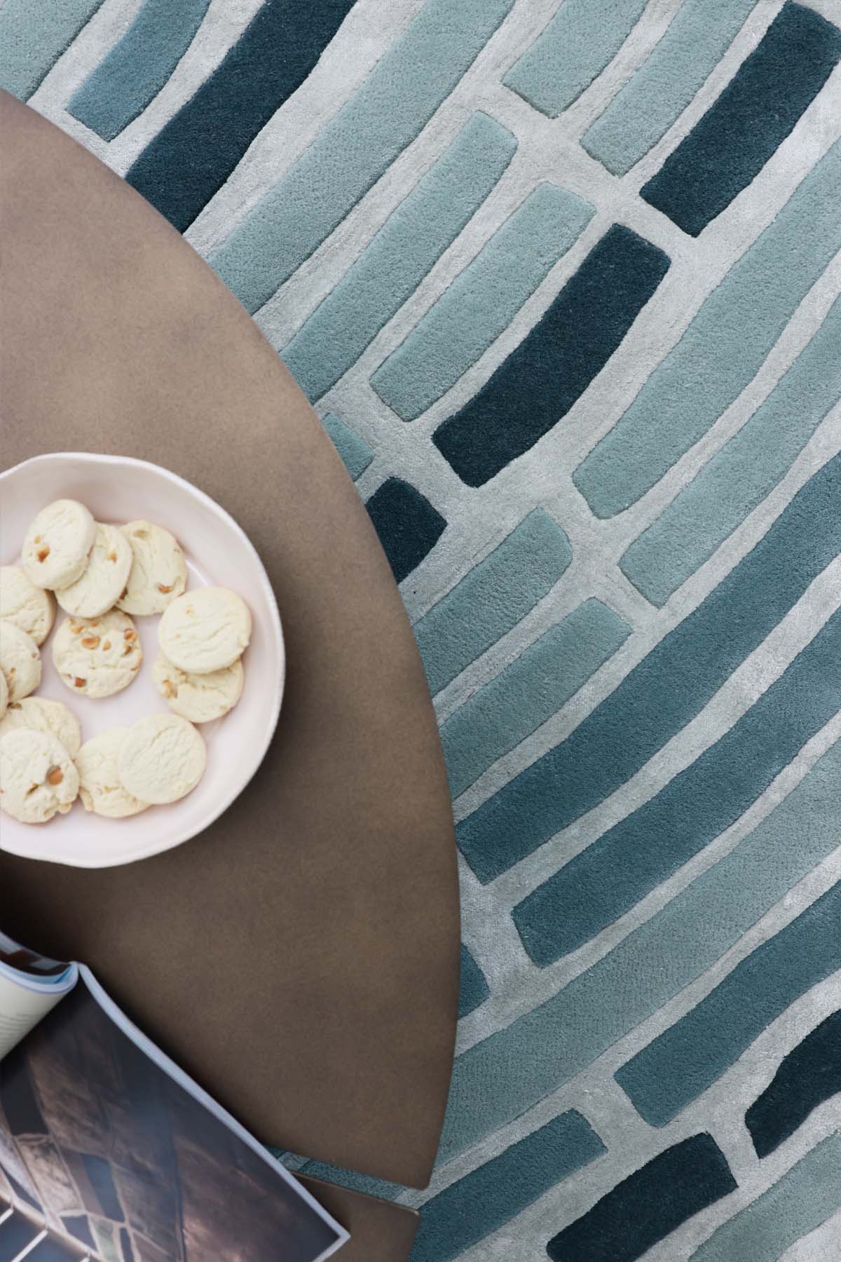 Sail Multicolour Wool Viscose 6x9 feet Rectangle Rug - I MEAN DESIGN