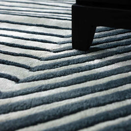 Aisle Multicolour Wool Viscose 6x9 feet Rectangle Rug