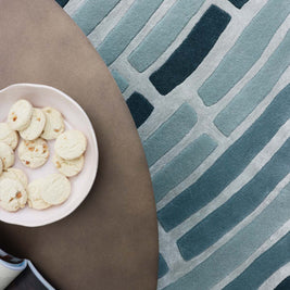 Sail Multicolour Wool Viscose 6x9 feet Rectangle Rug - I MEAN DESIGN