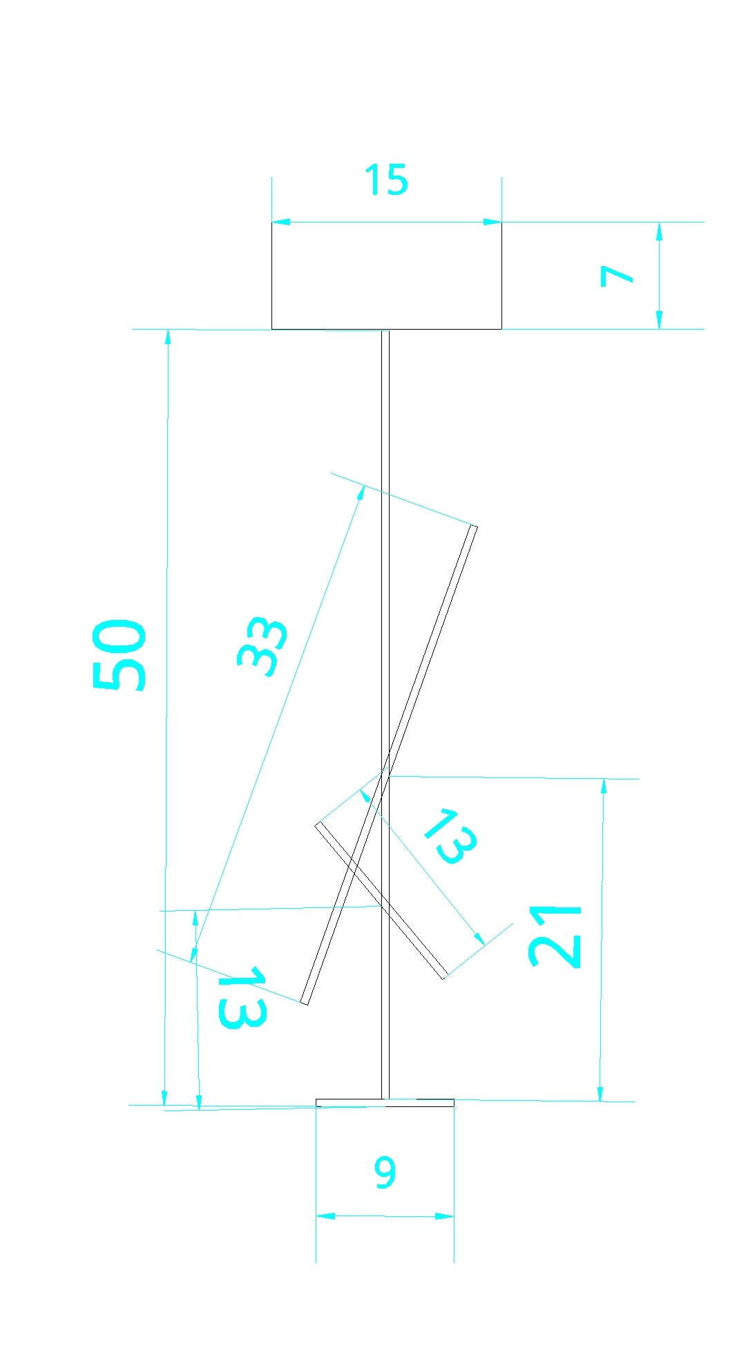 CLF111 Teak Bud Floor Lamp - The Black Steel