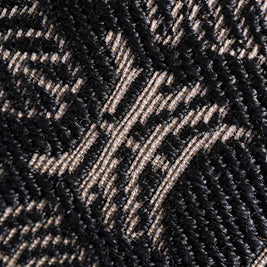 Mehtabi Black & Silver Sisal 6x9 feet Rectangle Rug - I MEAN DESIGN