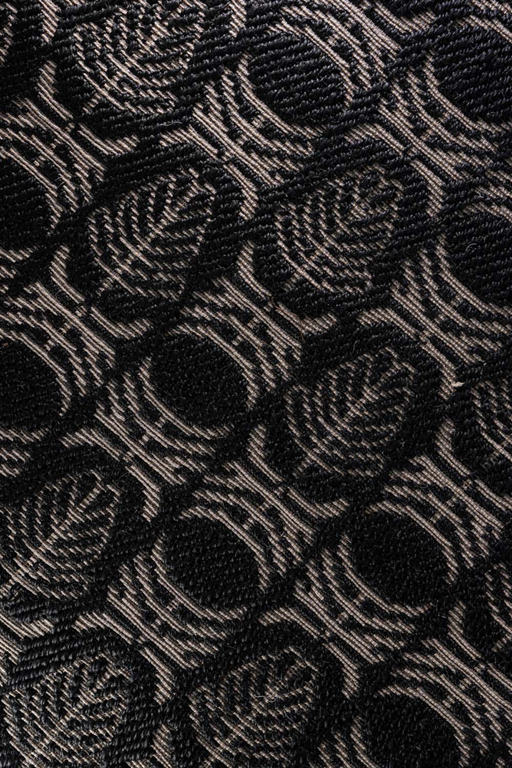 Mehtabi Black & Silver Sisal 6x9 feet Rectangle Rug - I MEAN DESIGN