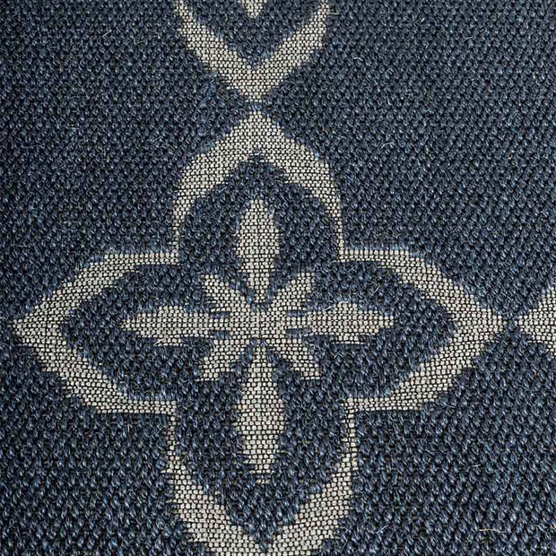 Clover Blue Sisal 6x9 feet Rectangle Rug - I MEAN DESIGN