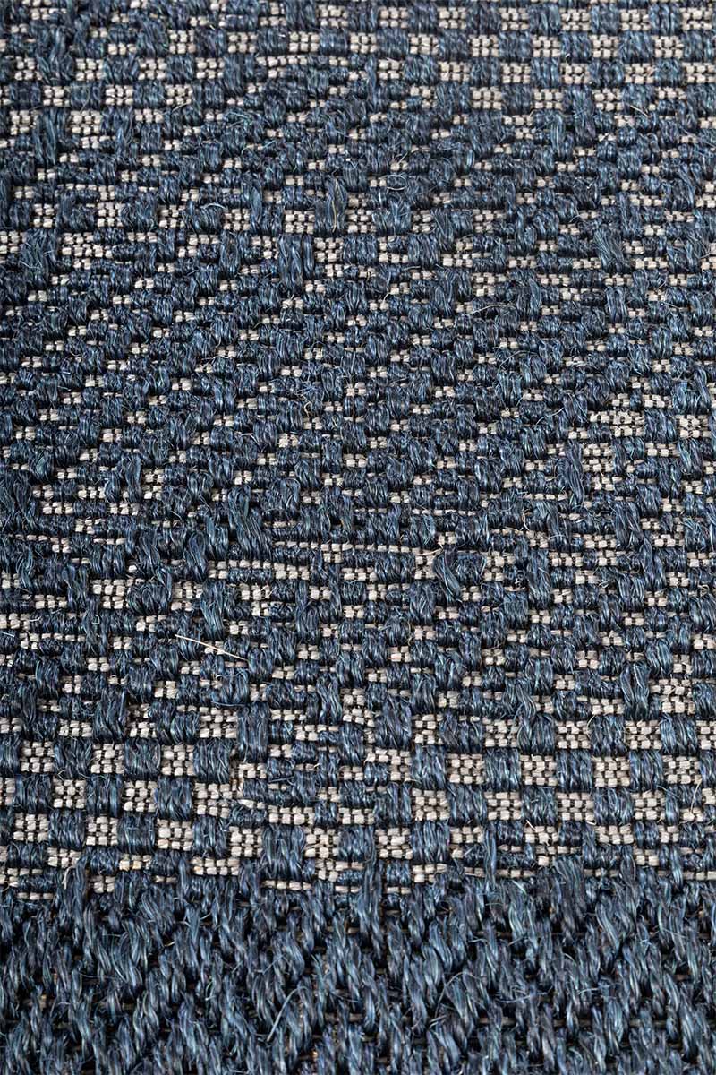 Tidal Drift Blue Sisal 6x9 feet Rectangle Rug - I MEAN DESIGN