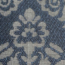 Phulkari Blue Sisal 8x10 feet Rectangle Rug - I MEAN DESIGN