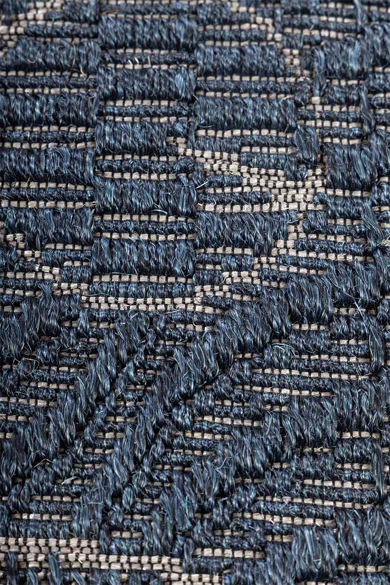 Utsavam Blue Sisal 6x9 feet Rectangle Rug - I MEAN DESIGN
