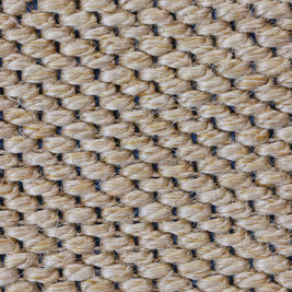 Panama Blue Weft Blended white Sisal 5x8 feet Rectangle Rug - I MEAN DESIGN