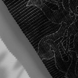 Surahi Black & Silver Sisal 6x9 feet Rectangle Rug - I MEAN DESIGN