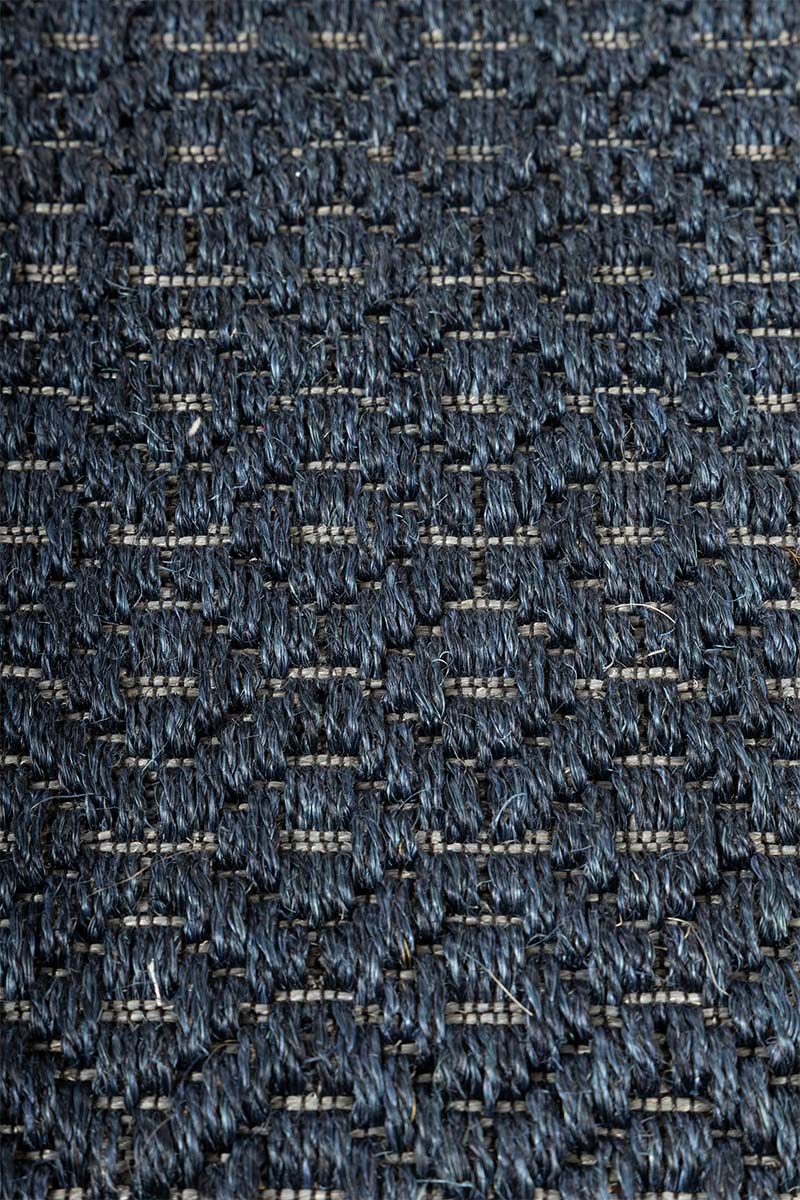 Tiff Blue Sisal 6x9 feet Rectangle Rug - I MEAN DESIGN